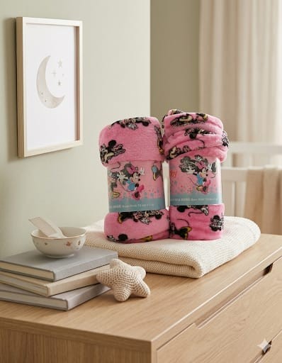 MANTA BEBE ROSA DISNEY MICKEY MOUSE ST56462