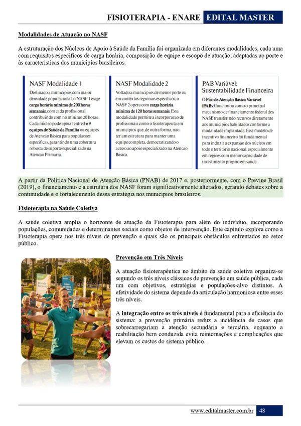 Fisioterapia ENARE 2026/2027