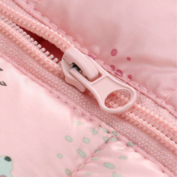 Jaqueta de Inverno Infantil Com Capuz e Zíper