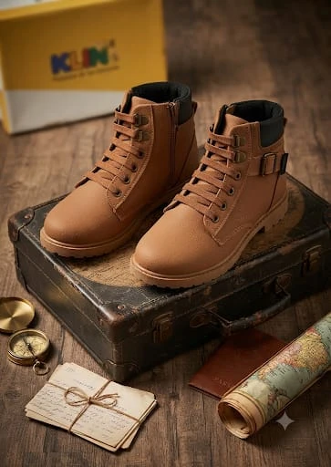 BOTA ROCK - CAMEL/PRETO KLIN 154085