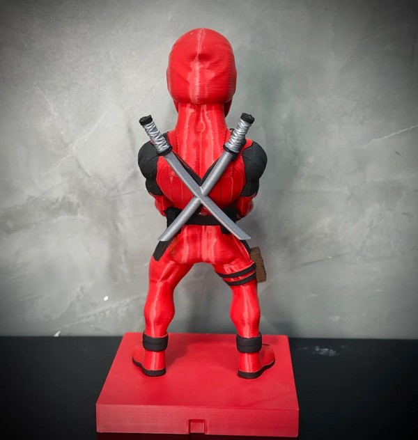 Suporte Premium Para Controle de Playstation e Xbox Deadpool de luxo pintado a mão Pronta Entrega com chaveiro de brinde