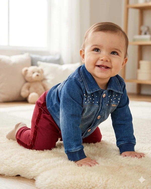 CONJUNTO BEBE PARAISO JEANS 10275 MARSALA 