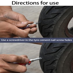 10/30 pçs reparação de pneus de carro conjunto de unhas de borracha universal carro motocicleta reparação de pneus unhas caminhão scooter bicicleta pneu punctura ferramenta de reparo