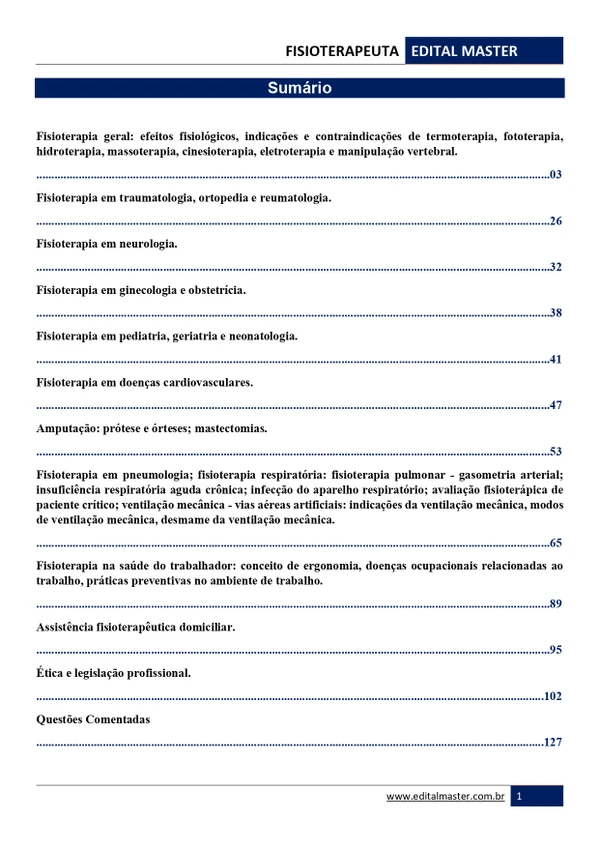 Fisioterapeuta - SES TO
