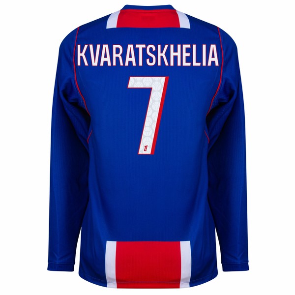 Camisa PSG Home 2026/27 Kvaratskhelia 7 - Manga longa
