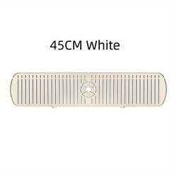 Silicone Drain Mat, Kitchen Faucet Sink Splash Guard,  Sink Draining Pad Behind Faucet,For Kitchen & Bathroom Countertop Protect