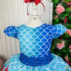 Vestido Temático - Pequena Sereia  
