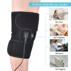 Joelheira Elétrica com Aquecimento USB Ajustável para Conforto Diário