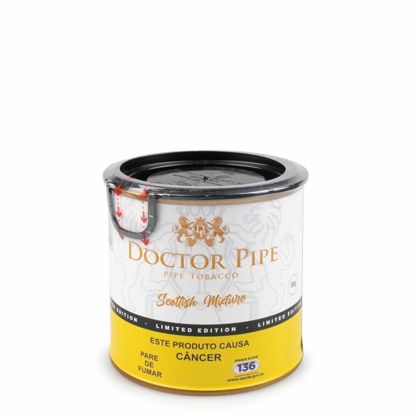 Fumo para Cachimbo Doctor Pipe Scottish Mixture - Lt (50g)