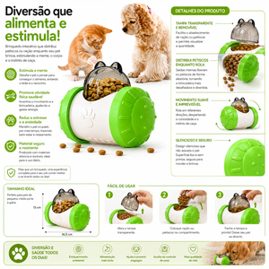 Brinquedo Dispensador de Ração Verde