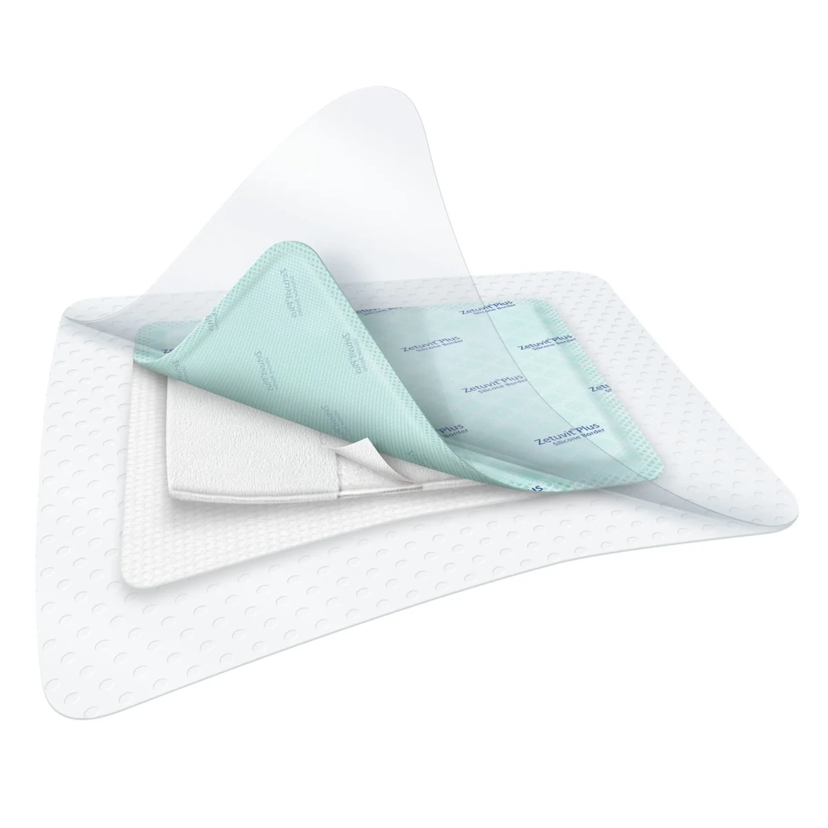 Zetuvit Plus Silicone Border - 10 x 10 cm - Hartmann - Loja