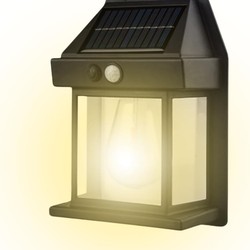 Luminária Solar Externa Potente Arandela Energia Solar
