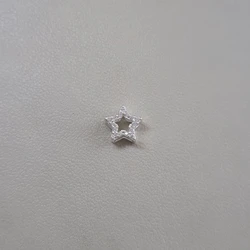 Pingente Galeria Zircônia Estrela 0,80MM (15) BRANCA