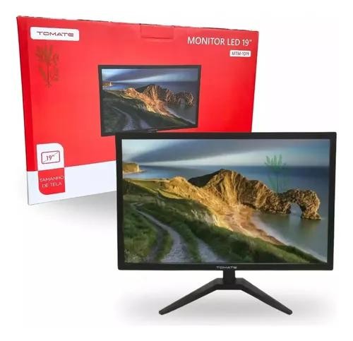 Monitor Tomate 19.0 LED 1440x900 Ultra Slim VGA HDMI Preto - MTM-1019