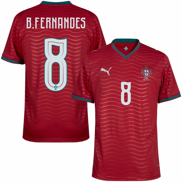 Camisa Seleção Portugal Home 2026/27 B. Fernandes 8