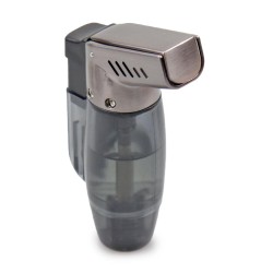 Isqueiro Maçarico Honest 304 - Preto (2 Chamas)