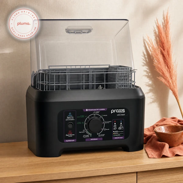 Lava Louças Portátil Praxis 8 Programas 3L Capacidade