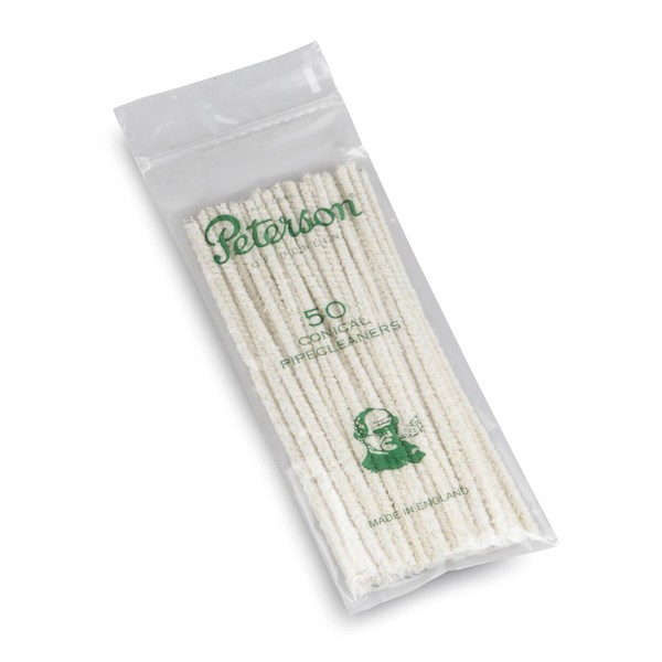 Limpador de Cachimbo de Algodão Peterson - Pacote com 50