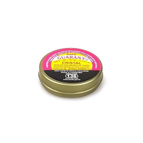 Rapé Guarany Cristal - Lata 6g