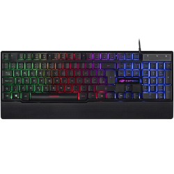 Teclado Gamer C3Tech USB ABNT2 RGB Preto
