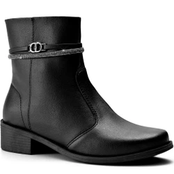 Bota Feminina Montaria Rasteira Cano Baixo