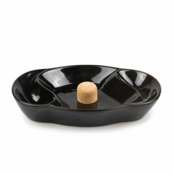 Cinzeiro para 2 Cachimbos Meglio London - Preto