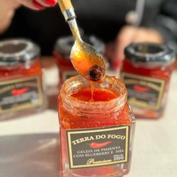 Geleia de Pimenta com Blueberry e Mel Terra do Fogo - 250g