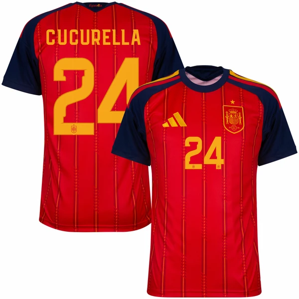Camisa Seleção Espanha Home 2026/27 Cucurella 24