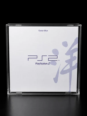 Case Acrílica Premium para PlayStation 2 Fat Ocean Blue