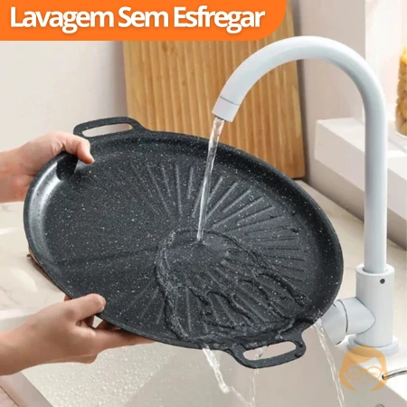 Grilux - Panela Coreana Revestimento Antiaderente Premium  - Entrega Grátis