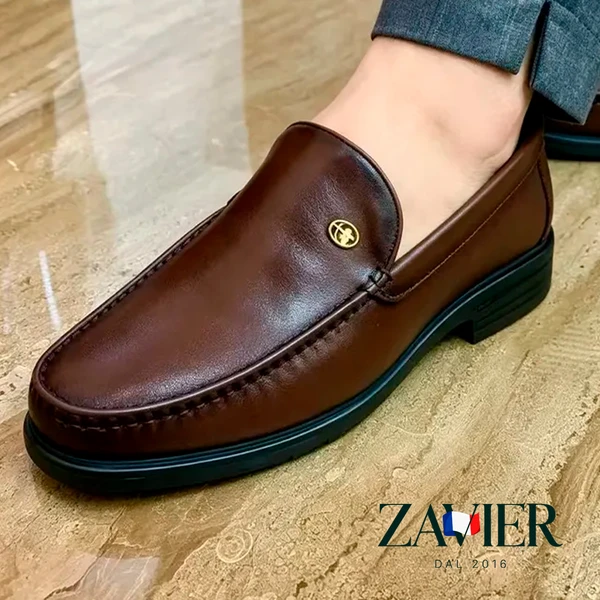 [COMPRE 1 LEVE 2] Mocassins Sociais em Couro Bovino Respirável