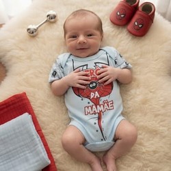 BODY HEROI DA MAMÃE BEBE BRINCALHÃO
