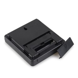 Termo Higrômetro Digital HTC Quadrado - Preto