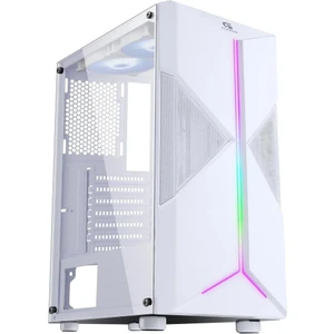 Gabinete Gamer Fortrek HOLT MID Tower RGB Acrilico ATX Branco - HOLTBR