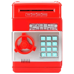 Mini Cofre Eletrônico Digital Senha 4 Dígitos Notas e Moedas