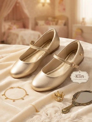 SAPATILHA PRINCESA KIDS KLIN DOURADO 151117