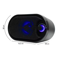 Caixa De Som C/ Sub Pc Notebook Knup Com Receptor Bluetooth