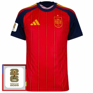 Camisa Seleção Espanha Home 2026/27 Patch Copa do Mundo 2026