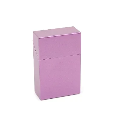 Cigarreira de Plástico - Roxo Metálico