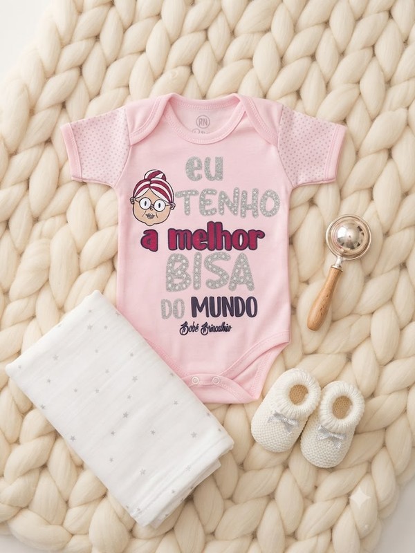 BODY BISA ROSA BEBE BRINCALHÃO