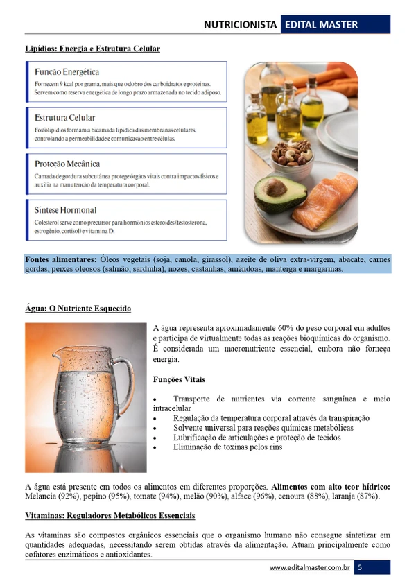 Nutricionista- Ministério da Saúde