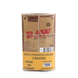 Tabaco para Enrolar Raw Classic - Pct (25g)