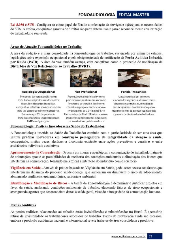 Fonoaudiologia ENARE 2026/2027