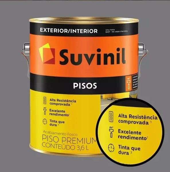 Tinta Para Piso Suvinil 3,6L