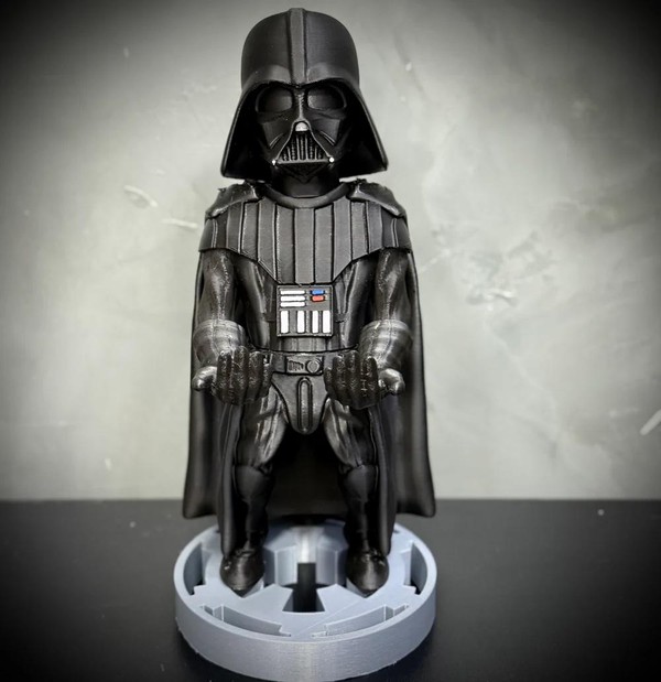 Suporte Premium Para Controle de Playstation e Xbox Darth Vader ( Star Wars) de luxo pintado a mão Pronta Entrega com chaveiro de brinde