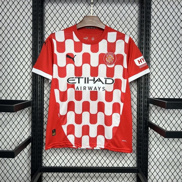 Camisa Girona I 24/25  Puma - Vermlha e Branco