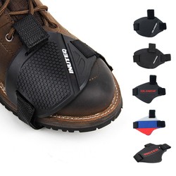 Almofada de mudança de motocicleta capa protetora de borracha ajustável shifter escudo anti deslizamento almofada sapato capa proteção de sapato da motocicleta