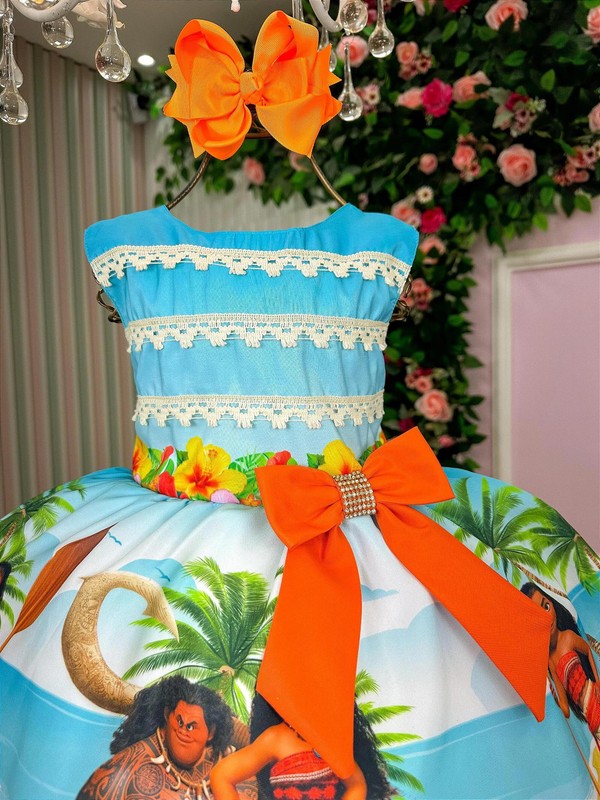 Vestido Temático Elegância - Moana Mar