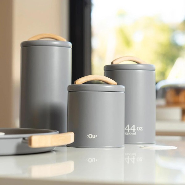 Pote mantimentos em Metal Ou 1,3L Linha Sense