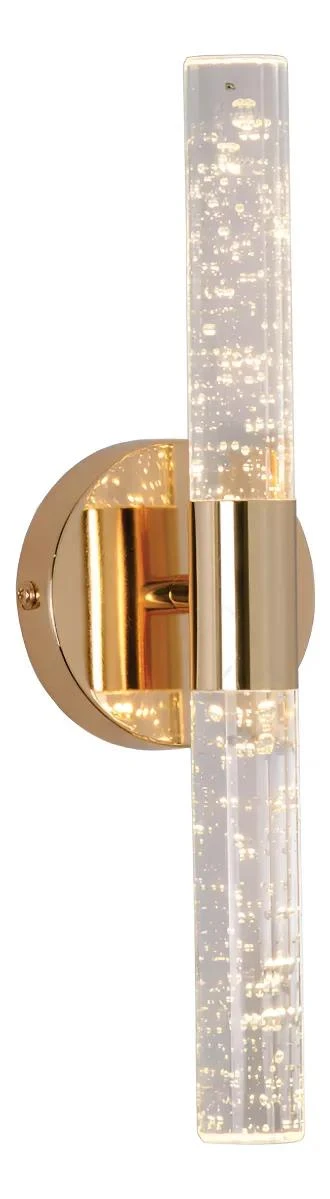 Luminária Arandela Dourada Cristal